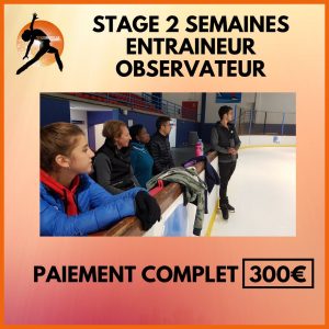 Stage 2 Semaines COACHOBSERVATEUR Paiement Complet